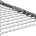 vidaXL Sušiak na bielizeň 83x(50-55)x(40-85) cm hliník