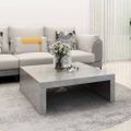 vidaXL Konferenčný stolík, betónovo sivý 100x100x35cm kompozitné drevo