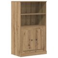 vidaXL Vysoká skrinka dub artisian 60x35,5x103,5 cm kompozitné drevo