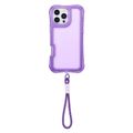 Puzdro Safepop s remienkom pre iPhone 13 6,1" fialové