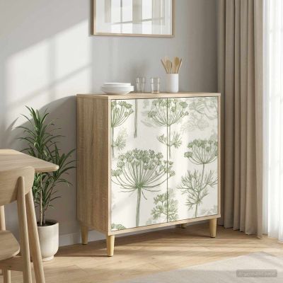vidaXL Servírovacia skriňa GOTHA Sonoma 69 x 33 x 75 cm