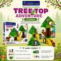 Magnetická stavebnica Treetop Adventure 42 dielov