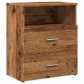 vidaXL Nočné stolíky 2 ks staré drevo 50x32x60 cm kompozitné drevo