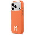 Puzdro Karl Lagerfeld pre iPhone 17 Pro 6,3" HC MAGSAFE PU FW W/ KHEAD LOGO ORANŽOVÉ
