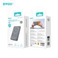 BWOO P82 BO 10000mah 15w externá batéria bezdrôtové nabíjanie tmavošedá