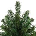 vidaXL Umelý vianočný stromček s 150 LED-i Zelená 75 cm PE a PVC