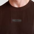 Tričko Oversized Unstoppable Brown - GymBeam, veľkosť M, veľkosť oblečenia M