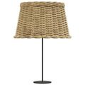 vidaXL Tienidlo na lampu hnedé Ø45x28 cm prútené