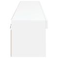 vidaXL TV skrinky s LED svetlami 2 ks biele 100x30x30 cm