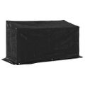 vidaXL Regál na krbové drevo s pláštenkou 200,5x80,5x110,5 cm