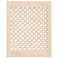 vidaXL Dvere skrinky mriežkový dizajn 2 ks 49,5x61,5 cm masív borovica