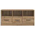 vidaXL TV skrinka 102 x 34,5 x 47 cm Dub artisan Kompozitné drevo