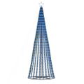 vidaXL LED vianočný stromček 688 LED modré 300 cm