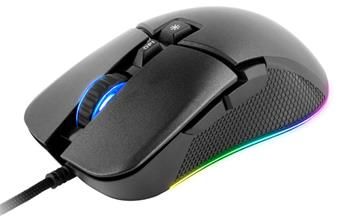 C-TECH herná myš Dawn (GM-24L), casual gaming, 6400 DPI, RGB podsvietenie, USB