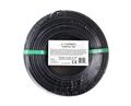 Koaxiálny kábel CONO-TECH RG6 NS100TRI, 1mm, CU/AL, Trishield, PE, 6,8mm, GEL 100m, fólia, čierny Koaxiálny kábel CONO-TECH RG6 NS100TRI, 1mm, CU/AL, Trishield, PE, 6,8mm, GEL 100m, fólia, čierny