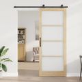 vidaXL Posuvné dvere ORKDAL 93 x 232 cm Prírodná a čierna