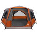 vidaXL Cabin Tent 7-Person 7-miestny Šedá a oranžová
