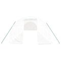 vidaXL Fóliovník s oceľovým rámom biely 30 m² 10x3x2 m