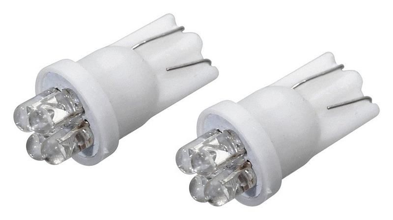 Žiarovka 4LED 12V T10 biela 2ks