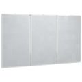 vidaXL Magnetická biela tabuľa skladacia 180x100x1,7 cm hliník