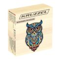 Drevené puzzle Kruzzel 24551 Sova