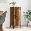 vidaXL Servírovacia skriňa Staré drevo 34,5 x 34 x 90 cm