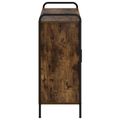 vidaXL Servírovacia skriňa Dymový dub 97 x 33 x 81 cm Kompozitné drevo