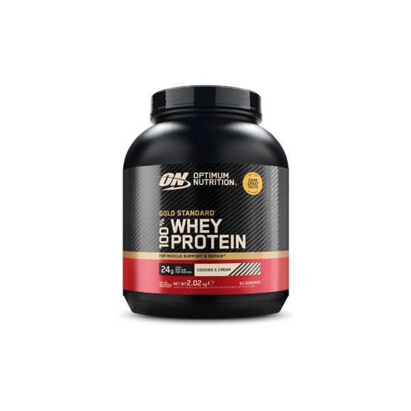 100% Whey Gold Standard - Optimum Nutrition, cookies & cream, 2010 g