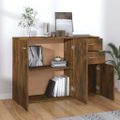 vidaXL Komoda dymový dub 105x30x75 cm spracované drevo