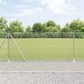 vidaXL Zvarené drôtené pletivo s betónovým základom 100 x 1 m