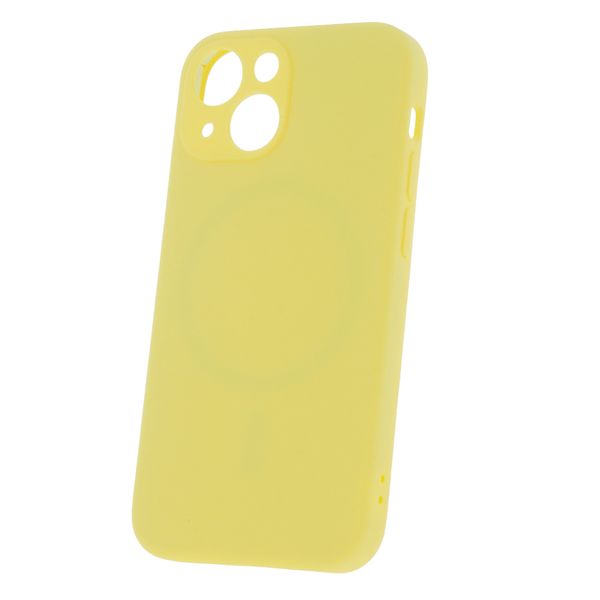 Magické neviditeľné puzdro pre iPhone 14 6,1" pastelovo žltá