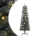 vidaXL Umelý vianočný stromček Zelená 120 cm PVC, plast a oceľ