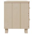 vidaXL Nočné stolíky HAMAR 2 ks, medovo hnedé 40x35x44,5 cm, borovica