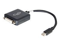 Thunderbolt to Single Link DVI-D Converter M/F - Black - Kábel DisplayPort - Mini DisplayPort (M) do DVI-D (F) - 20 cm - čierna