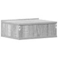 vidaXL Nástenné nočné stolíky 2 ks sivé sonoma 40x30x15cm sprac. drevo