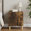 vidaXL Nočný stolík Dymový dub 43 x 34,5 x 50 cm Kompozitné drevo