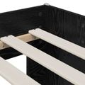 vidaXL Rám postele pre deti na vysokej posteli Čierny dub 80 x 200 cm