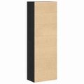 vidaXL Highboard 60 x 35 x 180 cm Kompozitné drevo Čierny dub