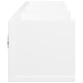 vidaXL Nástenné skrinky 2 ks biele 75x18x16,5 cm kompozitné drevo