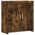vidaXL Servírovacia skriňa Dymový dub 72 x 36 x 80 cm Kompozitné drevo
