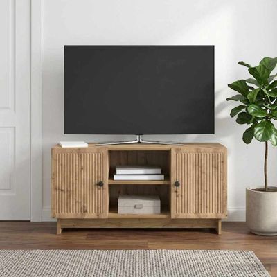 vidaXL TV skrinka 102 x 34,5 x 50 cm Dub artisan Kompozitné drevo