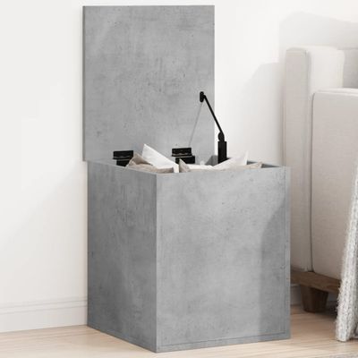 vidaXL Úložný box betónovosivý 40x42x46 cm kompozitné drevo