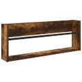 vidaXL Regál na časopisy Dymová dub 80 x 12 x 30 cm Kompozitné drevo