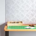 vidaXL Schodový rošt 4 ks 50 x 25 cm Strieborná Hliník Obdĺžnikový