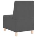 vidaXL Bezrúčková modulárna sofa jednotka 3 ks Tmavo šedá