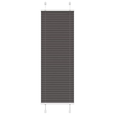 vidaXL plisovaná roleta čierna 40x100 cm Šírka látky 39,4 cm
