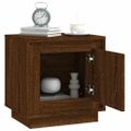 vidaXL Nočné stolíky 2 ks hnedý dub 44x35x45 cm spracované drevo