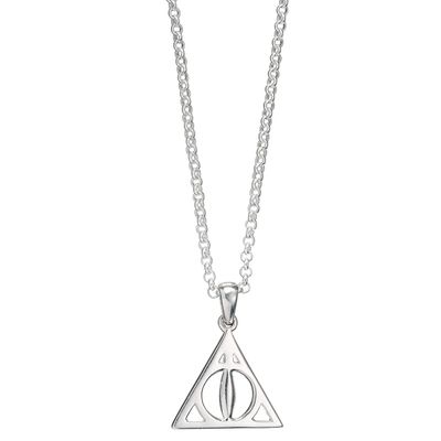 Strieborný náhrdelník Harry Potter - Relikvie smrti (Ag 925)