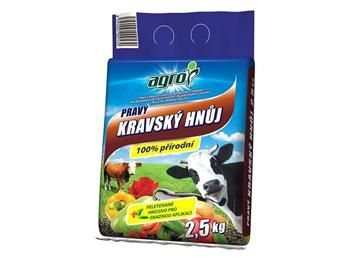 Hnojivo organické AGRO PRAVÝ KRAVSKÝ HNŮJ 2,5 kg