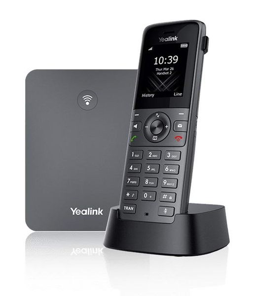 Yealink W73P, IP DECT báza + rúčka, PoE, 1,8'' bar.disp., až 10 rúčok